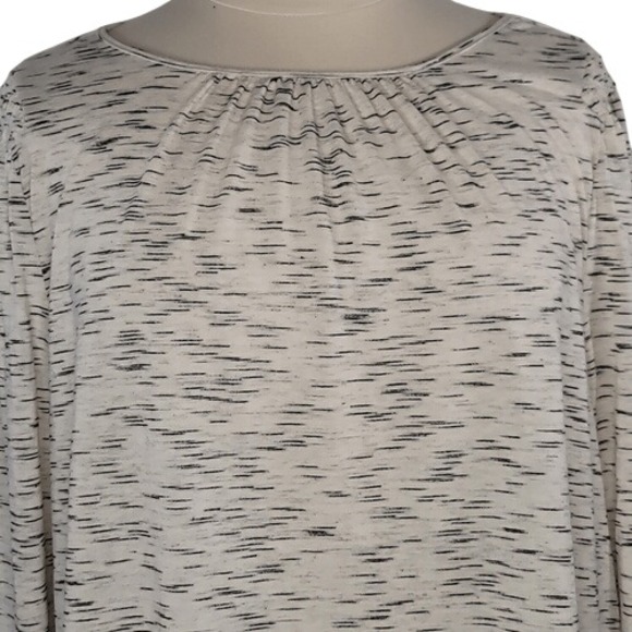 Zac & Rachel Off White & Black Long Sleeve Top - Picture 3 of 14